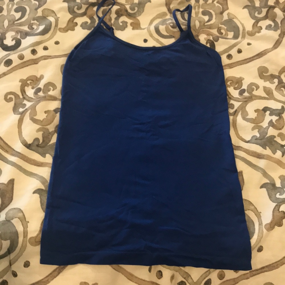 Royal blue tank.